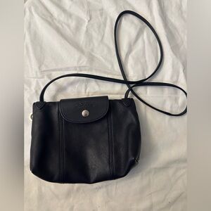 *SOLD* Longchamp Le Pliage Xtra Small Leather Crossbody Navy